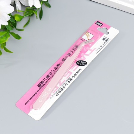 Pinzet for creativity direct "marshmallow-pink" curved 12.1x1 cm-3
