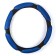 Torso steering wheel, anatomical, size 38 cm, black and blue