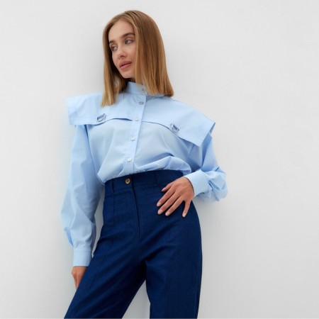 Pants women's jeans minku: jeans collection color Blue, size 44-7