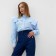 Pants women's jeans minku: jeans collection color Blue, size 44