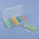 Airman - Organizer "Week", removable cells, morning/day/evening/night, 17.5 × 10.7 × 2.5 cm, 7 containers of 4 sections, multi -colored containers