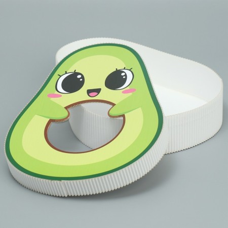 Gift box, confectionery packaging, "avocado", 19x24.5x5 cm-1