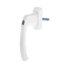 Hand with a lock, metal. 37mm WH038 RAL 9016, white