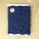 Lace elastic fabric, 175 mm × 2.7 ± 0.5 m, blue color