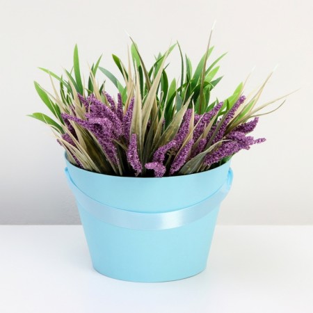 Carrying cone to flowers, blue 11.5 x 17 x 12 cm