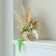 Dry amaranth flowers, 100 g, sheet size: from 50 to 60 cm, green color