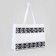 Household bag on the button, white color