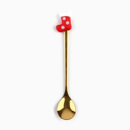New Year's spoon with a rubber additional element "New Year: Happy New Year", 3.5 x 16 cm-3