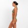 Swimsuit female separate minku color green, size 50