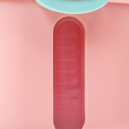 Container for storing baby food "Crown", 360 gr., Pink color-10