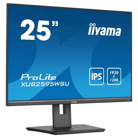 Monitor IIYAMA 25 "Prolite Xub2595WSU-B5 Black IPS LED 16:10 HDMI M/M Matte Has Piv 1000 107990-2