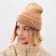 Women's hat minku, beige color, rr 56-58