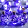Garland “thread” 1.6 m with nozzles “Blue Balls”, IP20, silver thread, 15 LED, white glow, AAX2