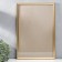 Photo frame plastic 30x45 cm, gold (plastic screen)