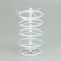 Steering stand "Turnip", 4 tiers, metal, 15 × 15 × 35cm, white color