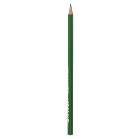 Chernographic pencil Koh-I-Noor 1802 "Triograph 3" H, green case-3