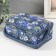 Casket for needlework "Field flowers on blue" 18x12x9.5 cm