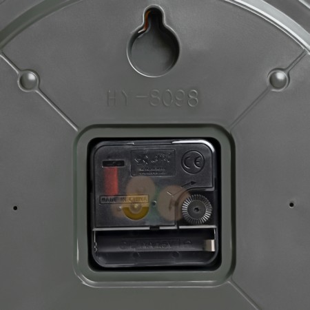 Watching clock, series: kitchen, "kitchen appliances", smooth move, D-30 cm, black-2