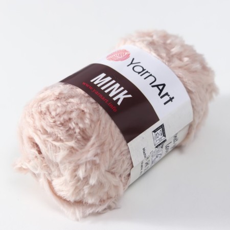 Yarn "mink" 100% polyamide 75m/50g (331 beige)-1