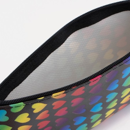 Cosmetic bag with lightning, black/multi -colored color-2