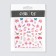 Nail stickers 10.2*8cm spring CA-768 Vygotokv substrate QF