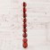 Set of balls plastic D-5 cm, 9 pcs "New Year's branches" burgundy