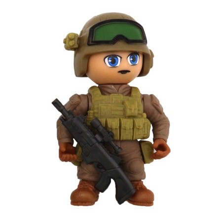 FUNKY TOYS figure "Special Forces", in brown form, 8 cm, mix-13