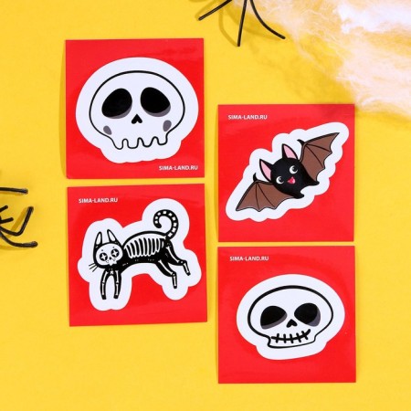 Clockwork toy "Skeleton", with stickers-7