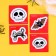 Clockwork toy "Skeleton", with stickers