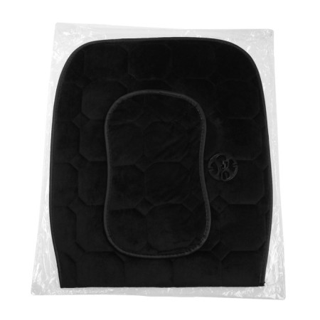 Cuts on the front seat of the car 140 × 50 cm, artificial fur, black-7