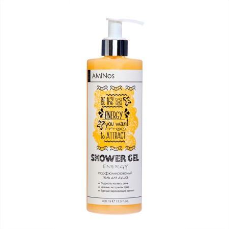 Shower gel perfumed aminos "Energia", 400 ml