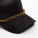 Women's baseball cap with chain color Black, size 56-58