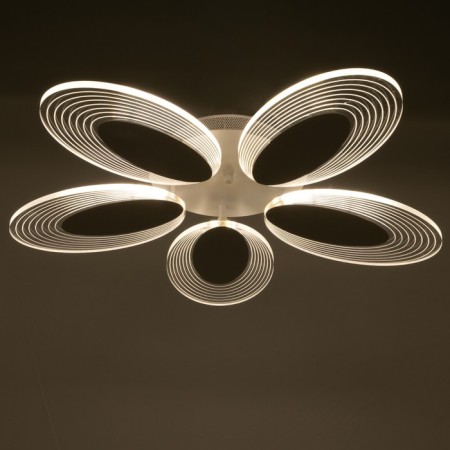 Люстра с ПДУ 1136/5 LED 70Вт 3000К-6000К диммер белый 68х68х8 см BayerLux-2