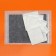 Six -layer gel coal diapers, 33 x 45 cm, (in a set of 5 pcs)