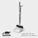 Raccoon cleaning set, 2 items: brush 26 × 94 cm, scoop 27 × 25 × 88 cm, white color