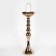 Summary Metal for 1 candle "Richard" Color Gold 12.5 x 12.5 x 44 cm