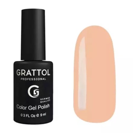 Grattol Color Gel Polish, No. 133 Latte, 9 ml