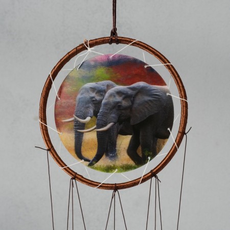 Wind Music Metal "Elephants" 4 tubes 1.8x16x57 cm-2