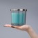 Aromatic giant in a glass "turquoise sky", soy wax, 10x10 cm