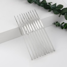 Knitting hook set, d = 1-1.9 mm, 12 cm, 10 pcs