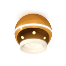 Lumber of the overhead Ambrella Light, XS1105030, MR16 GU5.3 LED 3W, 4200K, color is yellow gold, white matte
