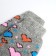 Children's woolen socks "hearts" A.3a45, gray color, river 18