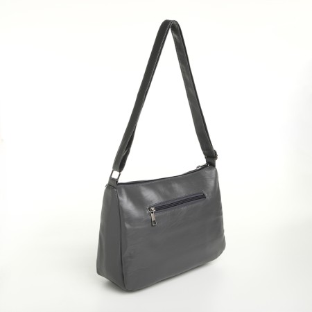 Women's bag with lightning, gray color-1