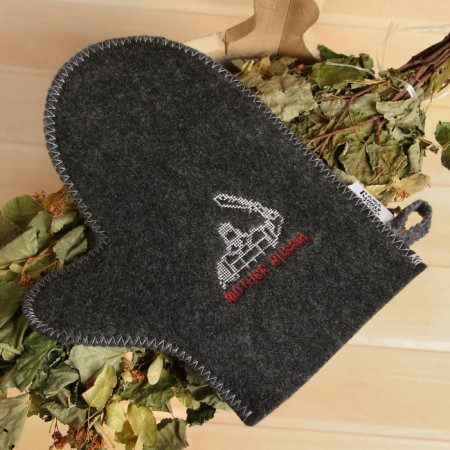 Mitten for the bath "Mother Russia"