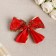 The festive bow "light", red-gold, 14 x 10 cm