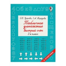 Quick training. Table multiplication. Fast account. Grade 2. Uzorova O.V.