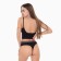 Cowards women's thongs, black color, size 44