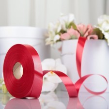 Tape for decor and gifts, red, 2 cm x 91 m