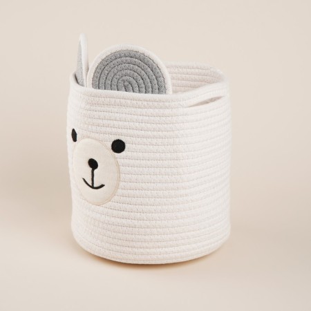 Basket for storage of manual weaving, cotton 22x22x22 cm-1
