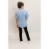 Surchachka upper for ISee boys, height 110-116 cm, blue color